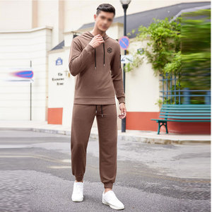 Chándal Informal de Alta Calidad para Hombre, Talla Grande, Color Sólido, Transpirable, Ecológico, 100% Algodón, Hecho a Medida para Entrenamiento en el Gimnasio - Product Image 4