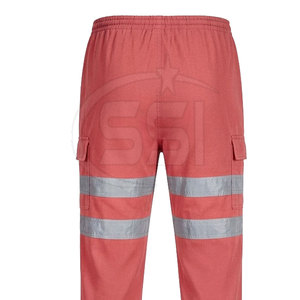 Pantalones de Seguridad Jogger ANSI Clase 2, Impermeables, con Luz LED Intermitente, Logotipo Personalizado, Cintura Flexible y Transpirable, Ropa de Trabajo Industrial - Product Image 5