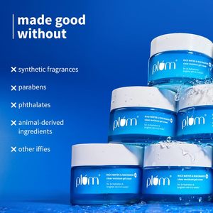 Crème gel super légère à la prune, 2% de niacinamide et eau de riz, hydratant pour le visage |   Hydratation sans huile |   1,76 fl oz (50 g) - Product Image 6
