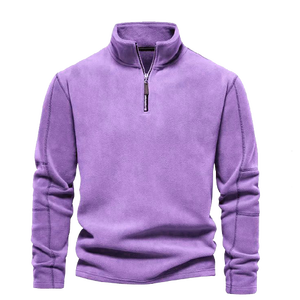 Veste polaire en cuir d'hiver pour hommes de qualité supérieure Techniques brodées tissées au crochet épais de haute qualité Service OEM personnalisé disponible - Product Image 1