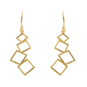 Pendientes de Latón con Acabado Oscuro, Color Chocolate, Acabado Sólido, Precio de Fábrica al por Mayor, Artesanía en Metal - Product Image 6