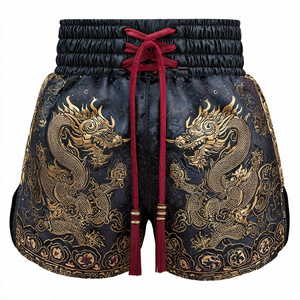 กางเกงคาราเต้ มวยไทย ชุดมวย กางเกงมวยไทยแบบมืออาชีพ รับสั่งทำ กางเกงนักมวย กางเกงมวยไทยสำหรับนักสู้ - Product Image 5