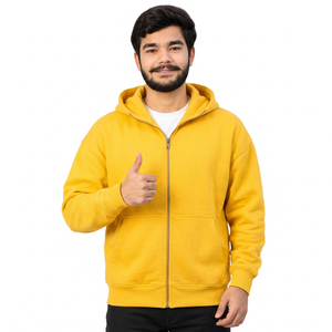 Wholesale custom men hoodies boxy <b>hoodie</b> embroidered logo men streetwear brand hoodies for US Brands - Product Image 5