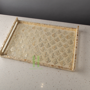 Bandeja de nácar de Vietnam, juego de regalo Eid de lujo, la mejor opción, bandeja para servir MOP para Ramadán 2025 de HNH Craft - Product Image 1