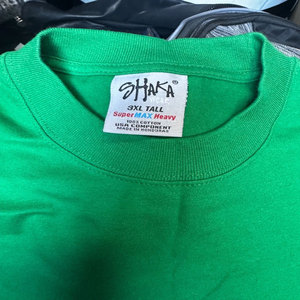 Shaka Wear Quality Heavy <b>Weight</b> Slub Cotton T Shirt Summer Wholesale Mens Clothes <b>Blank</b> Round Neck Unisex Plain T-shirts Tees - Product Image 6