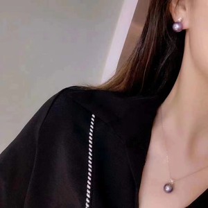 ต่างหูมุกเอ็ดดิสันน้ำจืด สีขาวขนาดใหญ่ สไตล์เรียบง่าย สง่างาม พร้อมความอเนกประสงค์ด้านแสงที่แข็งแกร่งสำหรับทุกโอกาส - Product Image 4