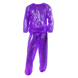 Combinaison de sauna en fibre de polyester argentée personnalisée pour hommes, femmes et enfants, pour usage domestique, entraînement en salle de sport, amincissement corporel, perte de poids, élastique - Product Image 6