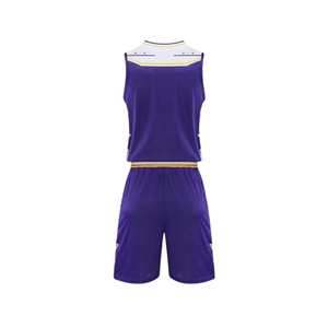 Uniformes de basketball d'hiver personnalisés, design en appliqué de twill cousu, maille respirante, nom du joueur, vêtements d'équipe - Product Image 4