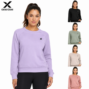 Sudadera Deportiva X Sports City para Mujer, Cuello Redondo, Tejido de Alto Rendimiento, Color Sólido, Paneles Transpirables, Elástica, Corte Regular, OEM - Product Image 1
