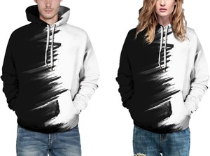เสื้อฮู้ดพิมพ์ลาย มีซับใน ผ้าคอตตอนผสม สวมใส่สบาย น้ำหนักเบา ระบายอากาศได้ดี สไตล์สตรีทแวร์ รับทำโลโก้ตามสั่ง OEM ODM - Product Image 6