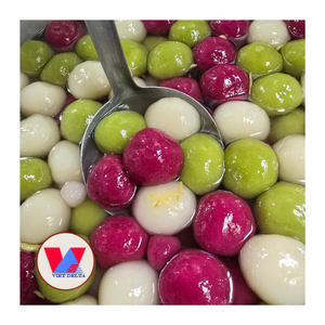 Boulettes de riz glutineux surgelées à coque fine, raviolis de riz sucré fourrés, dessert vietnamien traditionnel pour fêtes et plateaux d'offrandes - Product Image 1