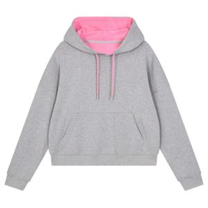 <b>Men's</b> <b>Orange</b> Hooded Sweatshirt Regular Fit Solid Color Casual Fleece <b>Hoodie</b> With Front Pocket Autumn Wear - Product Image 6