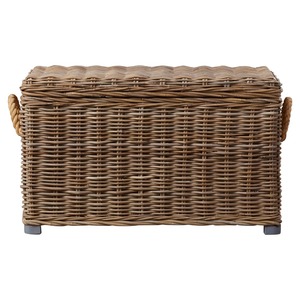<b>Rectangular</b> rattan <b>basket</b> with rubber feet Handmade <b>Storage</b> <b>Basket</b> Wholesale eco-friendly Made in Viet Nam - Product Image 2
