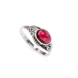 Handmade <b>Silver</b> 925 Jewelry Natural Red <b>Garnet</b> Stone Gemstone <b>Rings</b> with Bezel Setting 925 Sterling <b>Silver</b> - Product Image 3