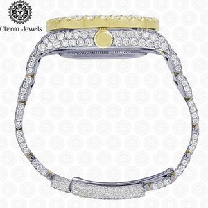 Charm_Jewells Luxury Stainless Steel <b>Watch</b> 40mm Round Dial Sapphire Crystal Quartz Movement Women Fashion Design - Product Image 2