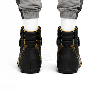 Zapatos de Carreras de Karting Profesionales con Estilo, Parte Superior de Cuero Genuino, Suela de Goma Ligera, Soporte Cómodo y Resistente para Pista - Product Image 6