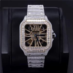 Montre Hip Hop Moissanite Style Diamant Iced Out Fournisseur en Gros - Product Image 1