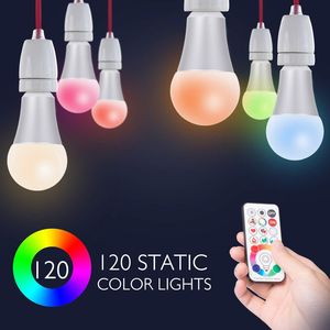 Bombilla LED Inteligente RGBW E26 de 820LM, Regulable, 10W, con 120 Colores, Temporizador, Control Remoto, Base de Rosca, Luz Ambiental para el Hogar - Product Image 3