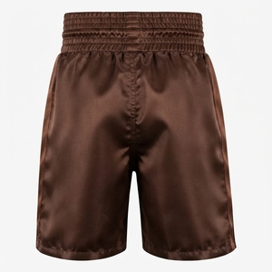 Pantalones Cortos de Boxeo 100% Algodón Elástico Transpirable Antibacteriano OEM Hechos a Medida de Alta Calidad para Hombre Ajustados de Secado Rápido y Ligeros - Product Image 2