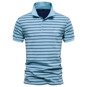 Polo de golf liso de manga corta OEM al por mayor, Polo de hombre con logotipo bordado personalizado de alta calidad, Polo de algodón 100%, camiseta de polo - Product Image 1