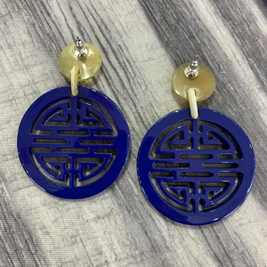 Pendientes colgantes de moda ecológicos de Vietnam para mujer, estilo bonito con colgante de cuerno de búfalo blanco, gran oferta - Product Image 2