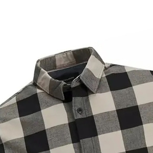 Chemise à carreaux boutonnée pour homme, en coton léger, style décontracté chic, haute qualité, fabricant OEM, export - Product Image 4