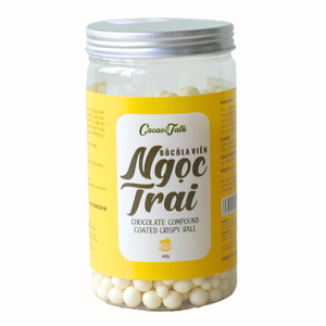 Chocolate Compuesto Exótico Vietnamita para Decoración de Pasteles, HALAL OEM/ODM, Bolas de Chocolate Blanco Crujiente, Envío Global - Product Image 1