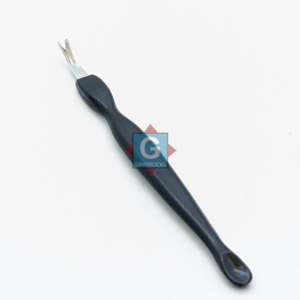Pousse-cuticules réutilisables et durables en acier inoxydable pour manucure et pédicure, éliminateur de peaux mortes - Product Image 1