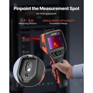 Telecamera Termica Portatile 2MP con Immagini Visuali 256 X 192 IR, Frequenza di Aggiornamento 25HZ per Rilevamento Termico ad Alta Risoluzione - Product Image 3