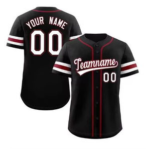 Breathable Sublimation Baseball Jersey for Men Casual Button <b>Down</b> Shirts Short Sleeve Active Team Sportswear Jersey - Product Image 5