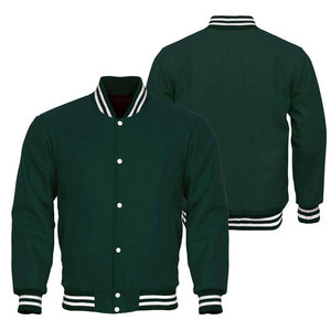 เสื้อแจ็คเก็ตสไตล์ลำลองสำหรับผู้ชาย คอตั้ง แบบ Letterman น้ำหนักเบา เป็นมิตรกับสิ่งแวดล้อม เนื้อผ้าระบายอากาศได้ดี เหมาะสำหรับแฟชั่นสตรีทในฤดูหนาว - Product Image 1