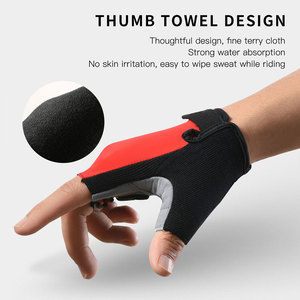 Guantes Deportivos Unisex de Medio Dedo para Levantamiento de Pesas, Ciclismo, Entrenamiento al Aire Libre, Gimnasio, Ejercicio, Soporte para Muñeca, Antideslizantes y Transpirables - Product Image 5