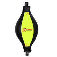 Balones de velocidad de cuero de doble extremo duraderos, los más vendidos de 2025, para MMA y boxeo, con cuerdas de goma, color personalizable, equipo de entrenamiento de boxeo