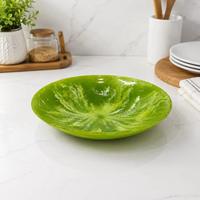 Bol en résine écologique poli fait main, plat de service unique pour mariage, vaisselle décorative pour cuisine, salle à manger classique, maison