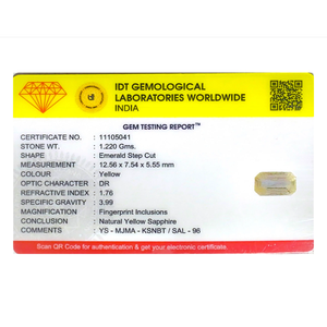 6.1 Carat Oval Cut Yellow Sapphire Loose Gemstone for Fine Jewelry - Product Image 4