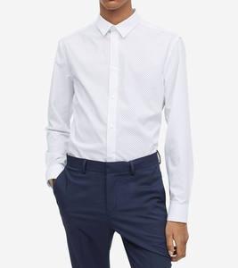 Chemise de bureau en coton pour homme, col rabattu, manches longues, en satin tricoté, grande taille, haute qualité, vente chaude - Product Image 6