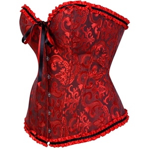 <b>Bodysuit</b> Control Panties Women Shiny Fashionable Wedding Corselet Top Lace up Women Bustier Corset for Casual and Outwear - Product Image 4