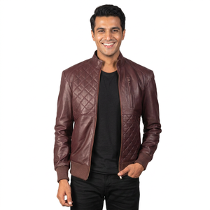 Fashionable Men <b>Leather</b> <b>Jacket</b> Adult Size Men Solid Pattern Available at Reasonable Price <b>jacket</b> for men - Product Image 1