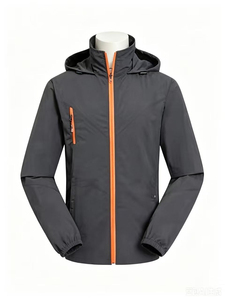 Chaqueta con Capucha Unisex AL SWANS INTERNATIONAL, Impermeable, Resistente a Ácidos y al Viento, con Cierre de Cremallera, Ropa Deportiva para Exteriores, Corte Regular - Product Image 4