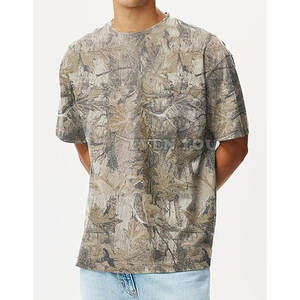Servicio OEM, Camiseta con Estampado de Camuflaje Selva al por Mayor, Tejido de Algodón de Ajuste Cómodo para Adultos - Product Image 5