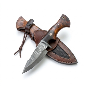 Handmade Damascus Steel <b>EDC</b> Fixed Blade Hunting Camping Bushcraft Outdoor <b>Knife</b> Rosewood Handle Industrial Grade Manufacturer - Product Image 1