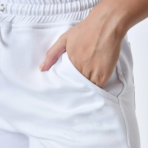 Pantalon décontracté personnalisé et tendance pour femme, respirant, ample, à jambe large, taille élastique, en lin et coton - Product Image 4