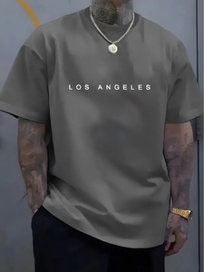 Camisetas de Hip Hop Extra Grandes para Hombre con Logotipo de Impresión Digital de Alta Calidad y Diseño Personalizado, 100% Algodón Antiarrugas - Product Image 3