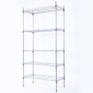 Scaffale Organizzatore in Acciaio a 5 Ripiani Regolabili, Unità di Stoccaggio per Garage Resistente - Product Image 1