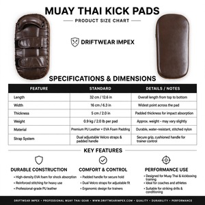 Cible de frappe Muay Thai personnalisée - Cible d'entraînement en cuir PU marron - Cible de frappe robuste pour l'entraînement de MMA et de boxe avec absorption des chocs - Product Image 5
