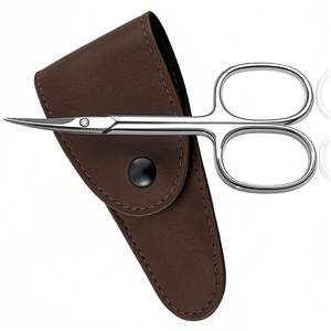 Tijeras para Uñas con Estuche de Cuero, Acero Inoxidable, Precio al por Mayor, Novedad 2023 - Product Image 4