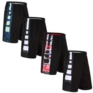 Shorts de sport OEM pour hommes, taille plus, mi-taille, en polyester, coupe ample, respirants, séchage rapide, pour le basketball, la course et le fitness - Product Image 1