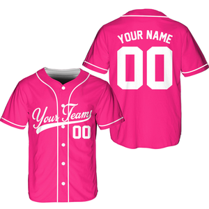 Vêtements de sport sur mesure en gros, maillots de baseball à boutons pour les détaillants de streetwear américains. - Product Image 6