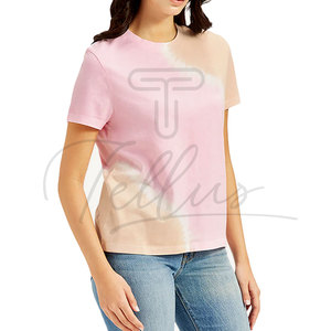 Camiseta Tie & Dye para Mujer, Nueva Llegada, con Logotipo Personalizado, Diferentes Diseños - Product Image 5