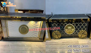 Mostrador de Comida Moderno para Eventos de Boda, Mostrador de Comida de Acero Inoxidable para Salón de Banquetes, Mostrador de Buffet para Bodas en EE. UU. - Product Image 2